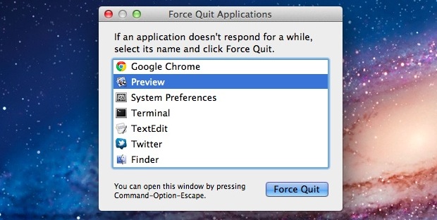 How to force quit an unresponsive app on mac